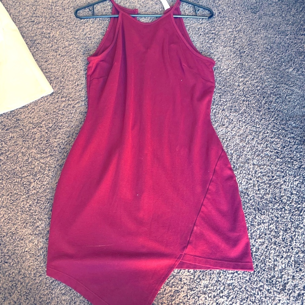 Burgundy Dress